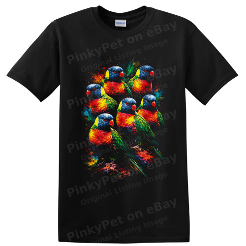 Rainbow lorikeet shirt - rainbow, t